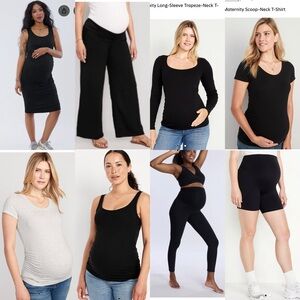 Maternity basics lot shorts shirts leggings dress
